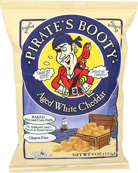 PIRATE BRANDS PUFFS PIRATE BTY WHT CHDR - 4 OZ