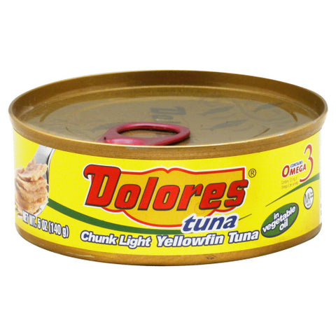 Dolores 
Tuna Yellowfin In Oil, 5 OZ.