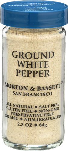 Morton & Bassett 
Pepper White Grnd, 2.3 OZ.