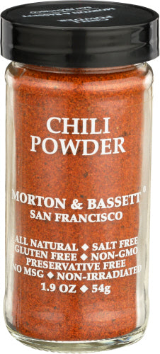 Morton & Bassett 
Chili Pwdr, 1.9 OZ.