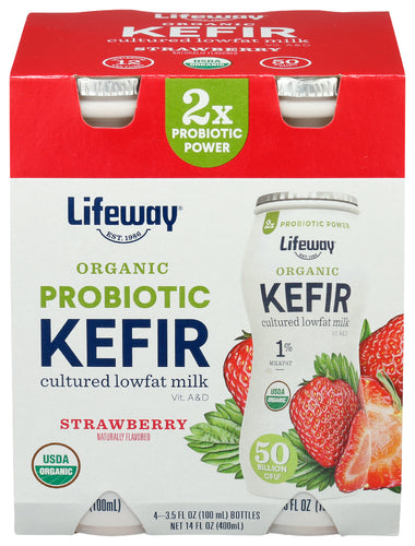 LIFEWAY KEFIR STWBRY LF ORG - 14 FO