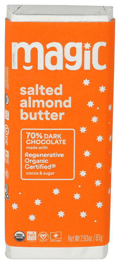 Dr Bronner Magic All-One Chocolate 
Bar Choc Sltd Almd Butter, 2.93 OZ.
