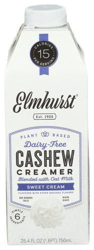 ELMHURST CREAMER CASHEW SWEET CRM - 25.4 FO