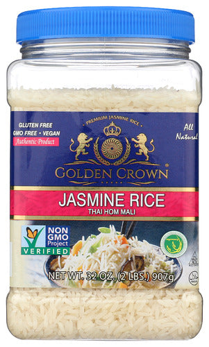 GOLDEN CROWN RICE JASMINE THAI WHITE - 32 OZ
