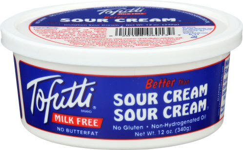TOFUTTI SOUR CREAM NON HYDROGNTD - 12 OZ
