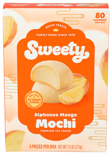 SWEETY ICE CREAM ICE CREAM MOCHI MANGO - 7.5 OZ