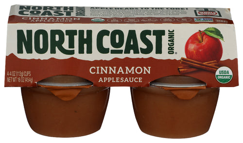 NORTH COAST APPLESAUCE W CNN 4PK ORG - 16 OZ