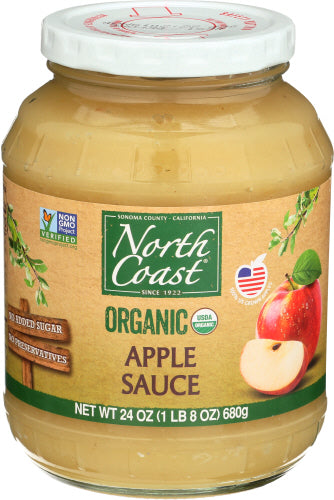 NORTH COAST APPLESAUCE JAR ORG - 24 OZ