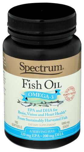 SPECTRUM ESSENTIAL FISH OIL OMEGA3 1000MG - 100 SG