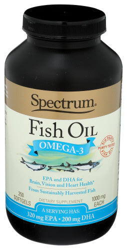 SPECTRUM ESSENTIAL FISH OIL 1000MG - 250 SG
