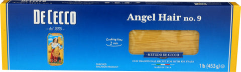 De Cecco 
Pasta Angel Hair, 16 OZ