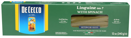 DE CECCO PASTA SPNCH LINGUINE - 12 OZ