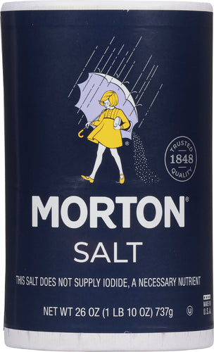 MORTONS SALT PLAIN - 26 OZ