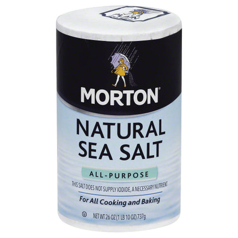 Mortons 
Sea Salt All Purpose, 26 OZ.