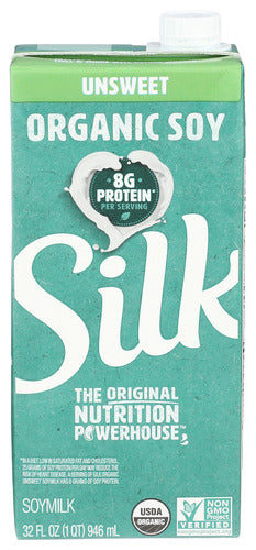 SILK MILK SOY UNSWTND ASEPTIC - 32 FO