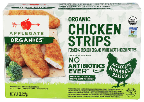 APPLEGATE CHICKEN STRIP ORG - 8 OZ