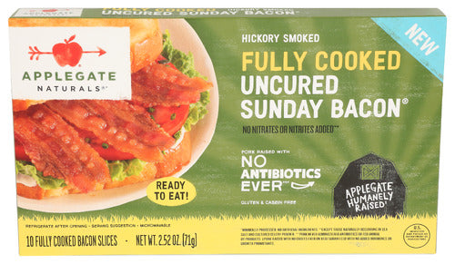 APPLEGATE BACON SUNDAY FULLY COOKED - 2.52 OZ