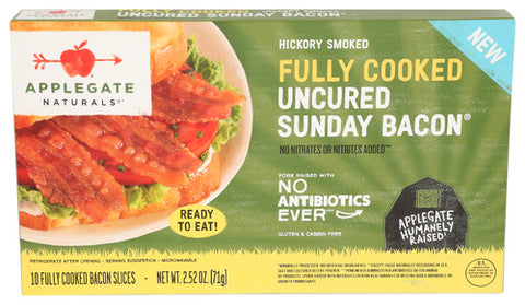 APPLEGATE BACON SUNDAY FULLY COOKED - 2.52 OZ
