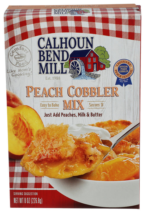 Calhoun Bend 
Mix Peach Cobbler, 8 OZ.
