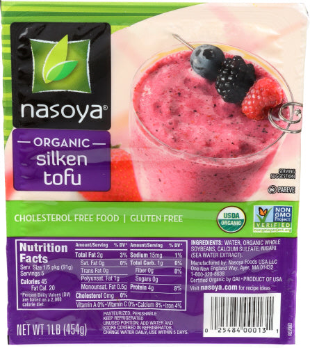Nasoya Tofu Silken Org, 16 OZ.