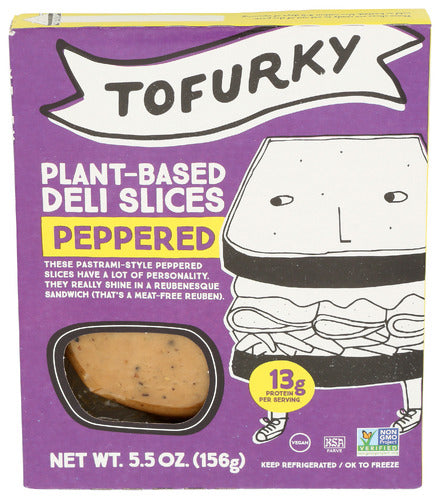 TOFURKY MEATLESS PPPRD DELI SLC - 5.5 OZ