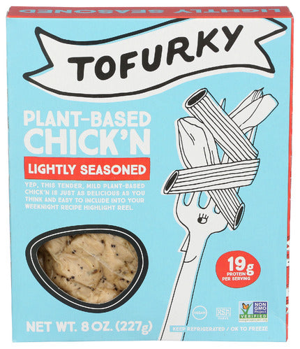 TOFURKY CHICKN LIGHTLY SEASONED - 8 OZ