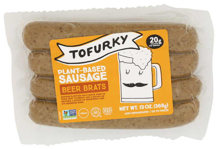 TOFURKY BRATS BEER MCRBRW ALE - 13 OZ