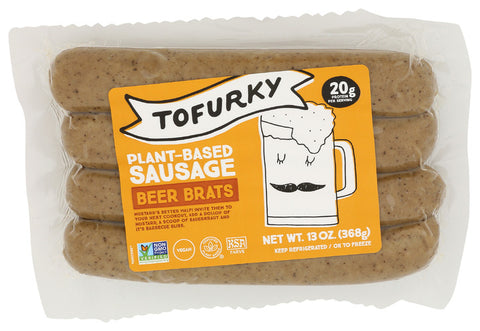 TOFURKY BRATS BEER MCRBRW ALE - 13 OZ
