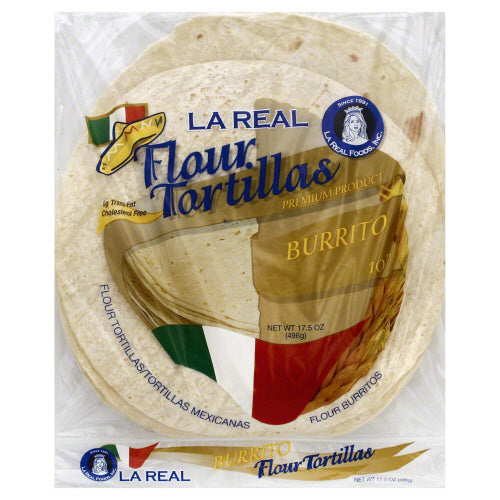 LA REAL TORTILLA FLOUR 10IN - 20 OZ