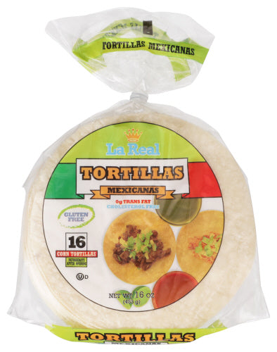 LA REAL TORTILLA CORN MEXICANAS - 16 OZ