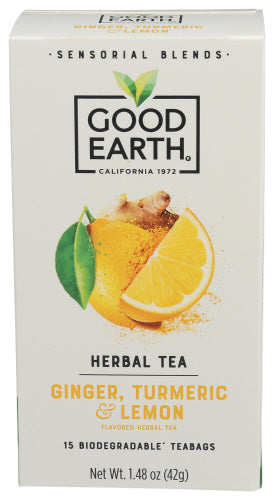 GOOD EARTH TEA SENSORIAL TRMRC LMN - 15 BG