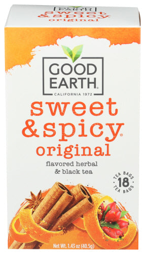 GOOD EARTH TEA ORGNL SWT&SPCY BLEND - 18 BG