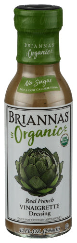 BRIANNAS DRESSING FRNCH VNGRT ORG - 10 OZ