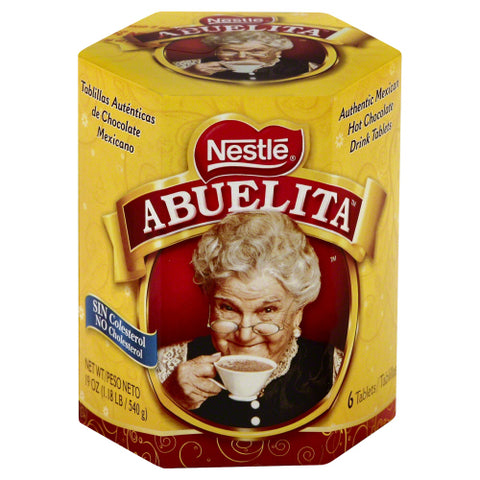 Abuelita 
Bev Mix Choc 6Tblt, 19 OZ.