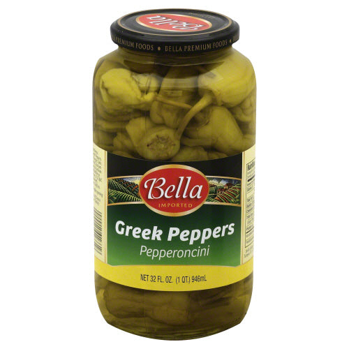 Bella 
Pepper Salad Pepperoncini, 32 OZ.
