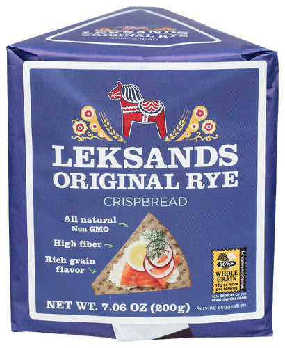LEKSANDS CRISPBREAD TRIANGL SWEDISH - 7.06 OZ