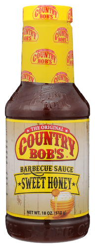 Country Bobs 
Sauce Barbecue Swt Honey, 18 FO.