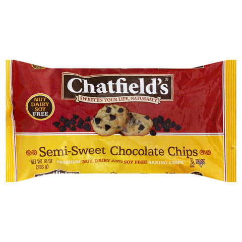 CHATFIELDS CHOC CHIP SEMI SWT CHOC - 10 OZ