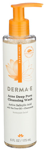 DERMA E CLEANSER WASH PORE - 6 OZ