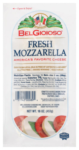 BELGIOIOSO CHEESE LOG MZZRLA - 16 OZ