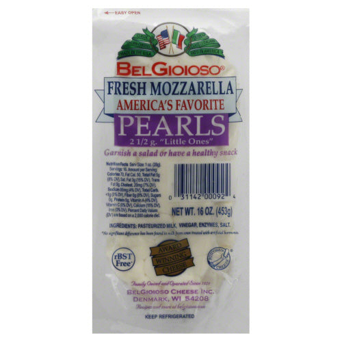 BELGIOIOSO CHEESE LOG MZZRLA PEARL - 16 OZ