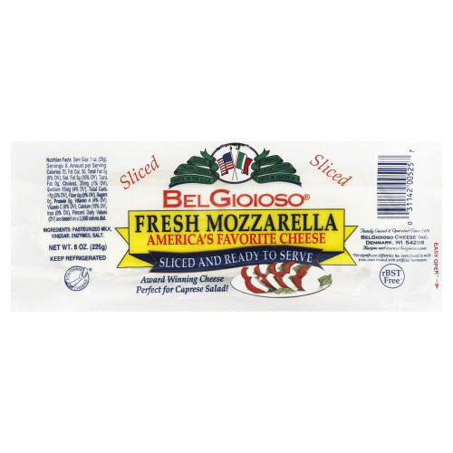 BELGIOIOSO CHEESE LOG MZZRLA PRESL - 8 OZ