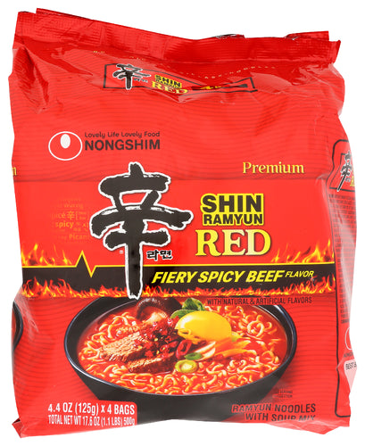 NONG SHIM NOODLE SHIN RAMYUN RED - 17.6 OZ