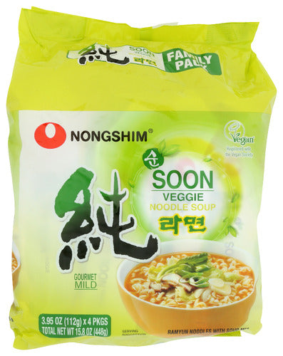 NONG SHIM NOODLE VEG SOON RAM FAM - 15.8 OZ