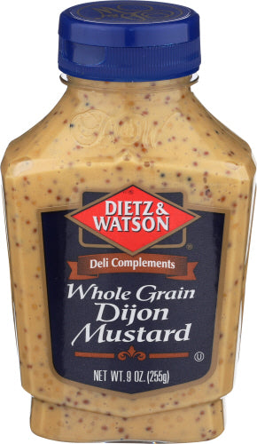 Dietz And Watson 
Mustard Dijon Whole Grain, 9 OZ.
