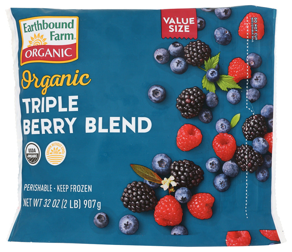 EARTHBOUND FARMS FRZN TRIPLE BRRY BLND - 2 LB