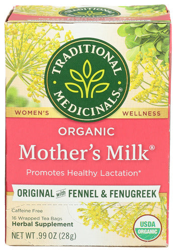TRADITIONAL MEDICINALS TEA MOTHERS MILK ORG3 - 16 BG