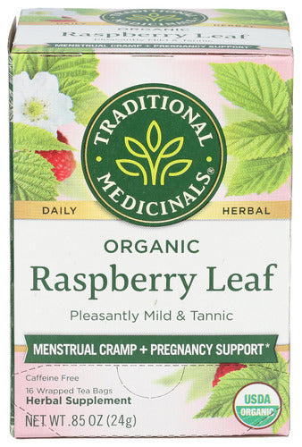 TRADITIONAL MEDICINALS TEA RASPBERRY LEAF - 16 BG
