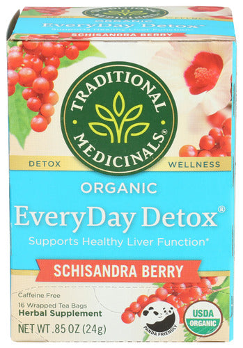 TRADITIONAL MEDICINALS TEA EVERYDAY DETOX - 16 BG