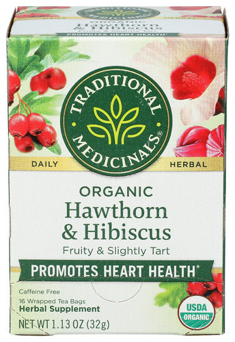 TRADITIONAL MEDICINALS TEA HEART W HAWTHORN - 16 BG